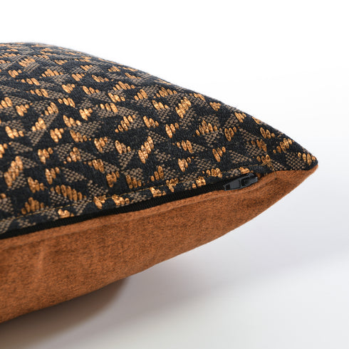 Dulah Two-Tone Textured Throw Pillow