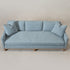 Goose Down Feathers Upholstered Sofa – Blue 3 Seater Sofa | Three Seater Couch | Kinwell Furniture | Modern Upholstered Sofas