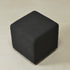 Bouclé Square Ottoman – Black Modern Footstool | Small Upholstered Ottomans | Kinwell Furniture | Minimalist Cube Poufs