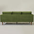 Green Upholstered Sofa – Albert Sofa Couch | 3-Seater Sofa | Kinwell Furniture | Mid-Century Modern, Timeless Design
