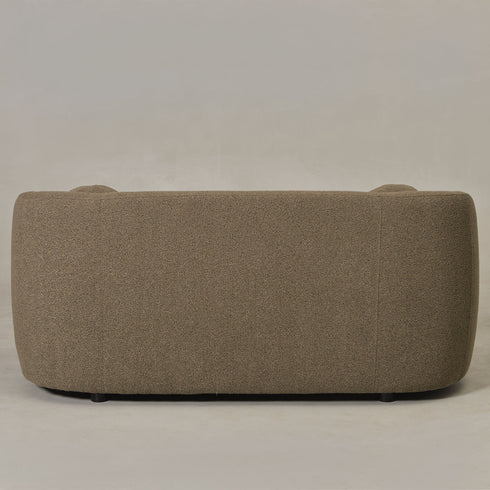 Ashlie Bouclé Loveseat |Teddy Brown Loveseat | Fabric Loveseat Couch | Kinwell Furniture | Modern Loveseats & Comfortable Loveseat Sofa Couches