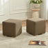 Ida Bouclé Square Ottoman