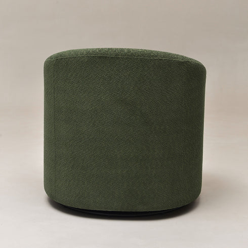 Susie Bouclé Swivel Barrel Chair - Stylish Swivel Chair | Living Room Swivel Accent Chairs | Kinwell Furniture | Most Comfortable Swivel Chairs