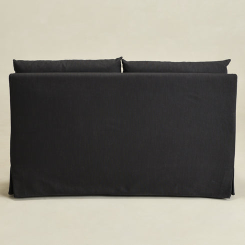 Nelly Performance Bench Banquette - Black Modern Banquette Bench | Dining Benches & Banquettes | Kinwell Furniture | Upholstered Banquette Bench