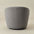 Laura Bouclé Swivel Barrel Chair - Gray Modern Swivel Chair | Swivel Accent Chairs | Kinwell Furniture | Swivel Armchairs