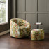 Kinwell Exclusive | Olin Botanical Jacquard Ottoman