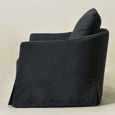 Eliza Slipcover Swivel Barrel Chair