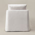 Clara Linen Slipcover Swivel Chair
