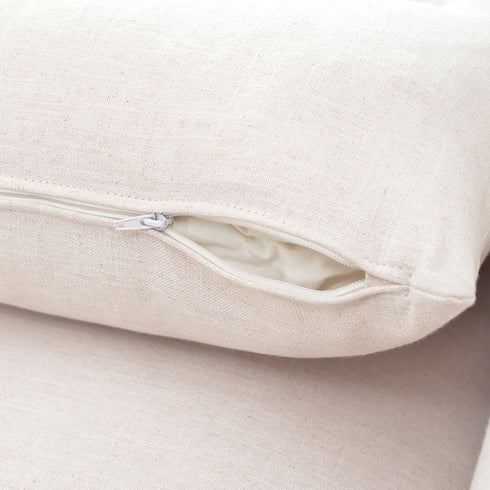 Clara Linen Slipcover Swivel Chair