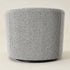 Everitte Bouclé Swivel Barrel Chair - Black and White Accent Swivel Chair | Swivel Chairs for Living Rooms | Kinwell Furniture | Top Swivel Chairs