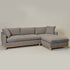 Goose Down Feathers Upholstered Sectional Sofa | Cloud Soft L-Shaped Sectional with Chaise | Down Filled Modern Sectional Couch | Comfortable Everyday Sectional Sofa | Modular L-Shape Sectional | Kinwell Furniture