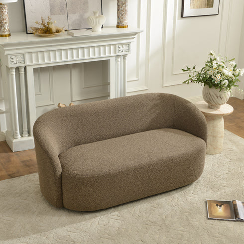 Everitte Bouclé Loveseat Sofa