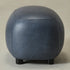 Elmer Faux Leather Ottoman – Round Navy Ottoman | Decorative Ottoman | Kinwell Furniture | Modern Faux Leather Furniture