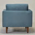 Upholstered Armchair – Blue Square Arm Accent Chair | Performance Fabric Armchair | Kinwell Furniture | Scandinavian, Timeless Design