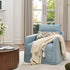 Clara Linen Slipcover Swivel Chair