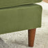 Tiziano Tufted 2-Piece Sectional Sofa – Green Velvet Reversible Chaise Couch with Accent Pillows | Mid-Century Modern L-Shaped Sofa | Kinwell Furniture