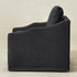 Charles Slipcover Swivel Barrel Chair – Black Modern Swivel Chair | Slipcover Swivel Chairs | Kinwell Furniture | Swivel Armchairs