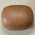 Elmer Faux Leather Ottoman – Round Camel Ottoman | Decorative Ottoman | Kinwell Furniture | Modern Faux Leather Furniture