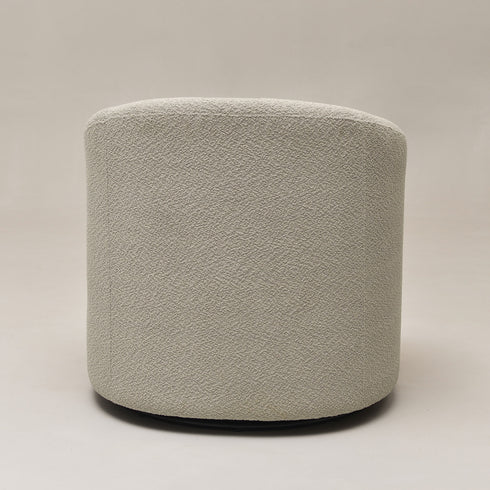 Susie Bouclé Swivel Barrel Chair - Stylish Swivel Chair | Living Room Swivel Accent Chairs | Kinwell Furniture | Most Comfortable Swivel Chairs