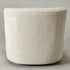 Vestie Chenille Swivel Barrel Chair - Beige Modern Swivel Chair | Swivel Accent Chairs | Kinwell Furniture | Swivel Armchairs