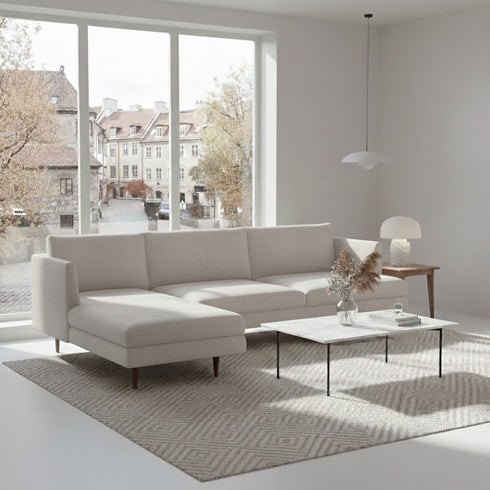 Albert Linen Blend Sectional