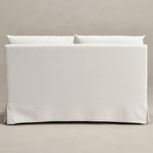 Nelly Performance Bench Banquette - White Modern Banquette Bench | Dining Benches & Banquettes | Kinwell Furniture | Upholstered Banquette Bench