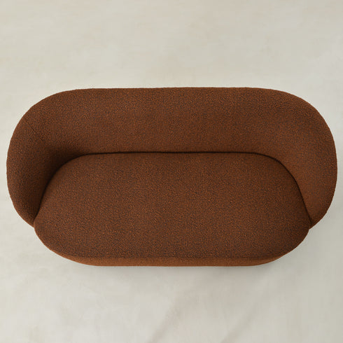 Everitte Bouclé Loveseat Sofa | Fabric Loveseat Couch | Kinwell Furniture | Modern Loveseats & Comfortable Loveseat Sofa