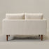 Cream Upholstered Loveseat – Albert Loveseat Sofa | 2-Seater Couch | Kinwell Furniture | Mid-Century Modern, Timeless Design