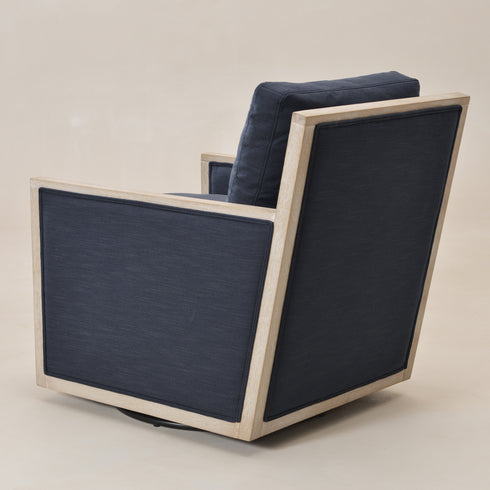 Sanford Down Swivel Armchair - Modern Swivel Chair | Swivel Accent Chairs | Kinwell Furniture | Swivel Armchairs