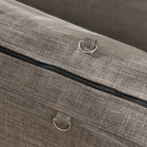 Goose Down Feathers Upholstered Sectional Sofa | Cloud Soft L-Shaped Sectional with Chaise | Down Filled Modern Sectional Couch | Comfortable Everyday Sectional Sofa | Modular L-Shape Sectional | Kinwell Furniture