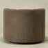 Wilton Bouclé Swivel Barrel Chair - Teddy Brown Petal Back Modern Swivel Chair | Swivel Accent Chairs | Kinwell Furniture | Swivel Armchairs
