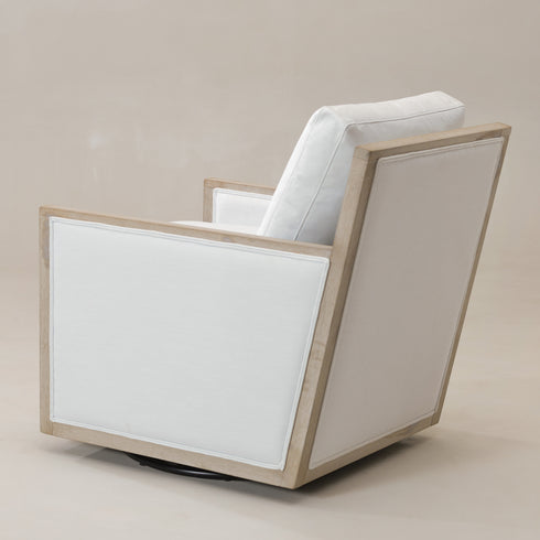 Sanford Down Swivel Armchair - Modern Swivel Chair | Swivel Accent Chairs | Kinwell Furniture | Swivel Armchairs