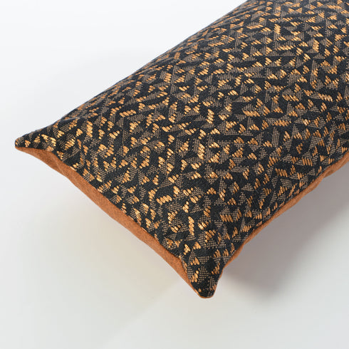 Dulah Two-Tone Textured Throw Pillow