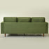 Tiziano Tufted 2-Piece Sectional Sofa – Green Velvet Reversible Chaise Couch with Accent Pillows | Mid-Century Modern L-Shaped Sofa | Kinwell Furniture