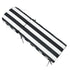 Ranu Extra Thick Outdoor Cushion Set – Black Striped Patio Chair Cushions | Outdoor Seat & Back Cushions | Weather-Resistant Outdoor Cushions | Kinwell Furniture