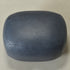 Elmer Faux Leather Ottoman – Round Navy Ottoman | Decorative Ottoman | Kinwell Furniture | Modern Faux Leather Furniture