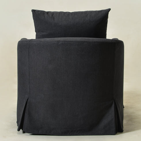 Eliza Slipcover Swivel Barrel Chair