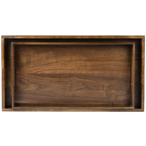 Rectangle Black Walnut Serving Tray - Kinwell Furniture