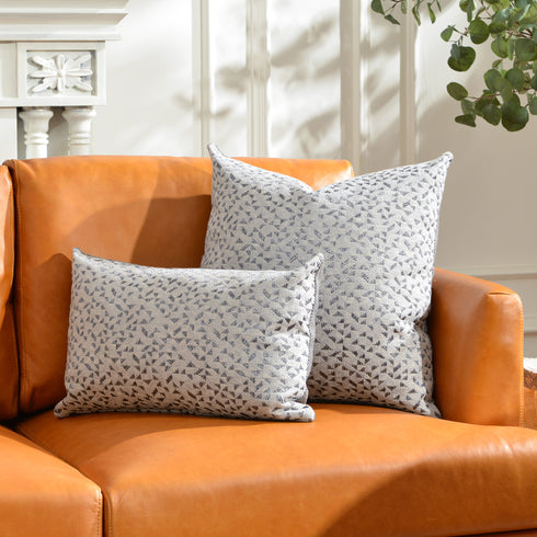 Dulah Two-Tone Textured Throw Pillow