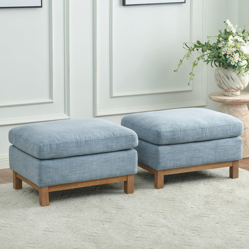 Albert Goose Down Feathers Ottoman