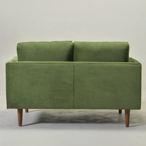 Gray Upholstered Loveseat – Albert Loveseat Sofa | 2-Seater Couch | Kinwell Furniture | Mid-Century Modern, Timeless Design