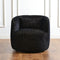 Kinwell Exclusive | Ashlie Sculpted Jacquara Swivel Barrel Chair