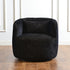 Kinwell Exclusive | Ashlie Sculpted Jacquara Swivel Barrel Chair