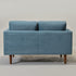 Blue Upholstered Loveseat – Albert Loveseat Sofa | 2-Seater Couch | Kinwell Furniture | Mid-Century Modern, Timeless Design