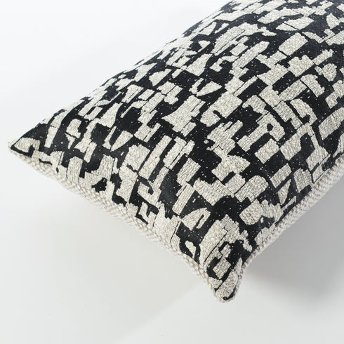 Kenneth Two-Tone Textured Throw Pillow