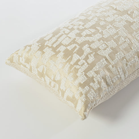 Kenneth Two-Tone Textured Throw Pillow