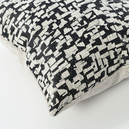 Kenneth Two-Tone Textured Throw Pillow