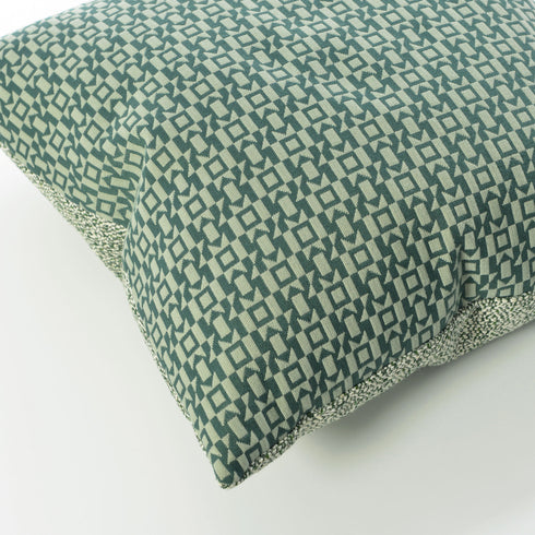 Maurice Two-Tone Textured Throw Pillow
