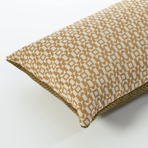 Maurice Two-Tone Textured Throw Pillow
