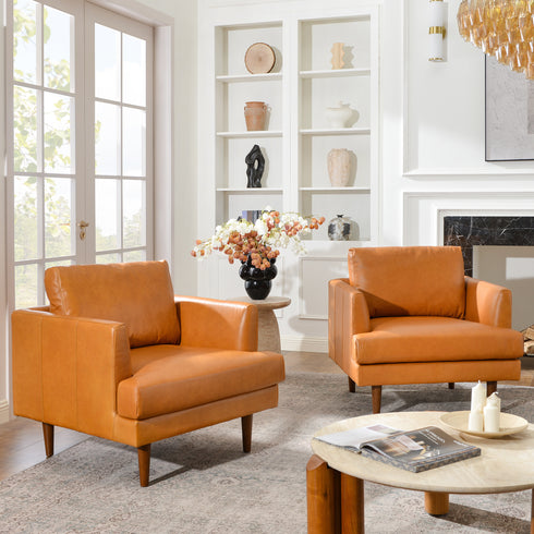 Samuel Premium Leather Armchair